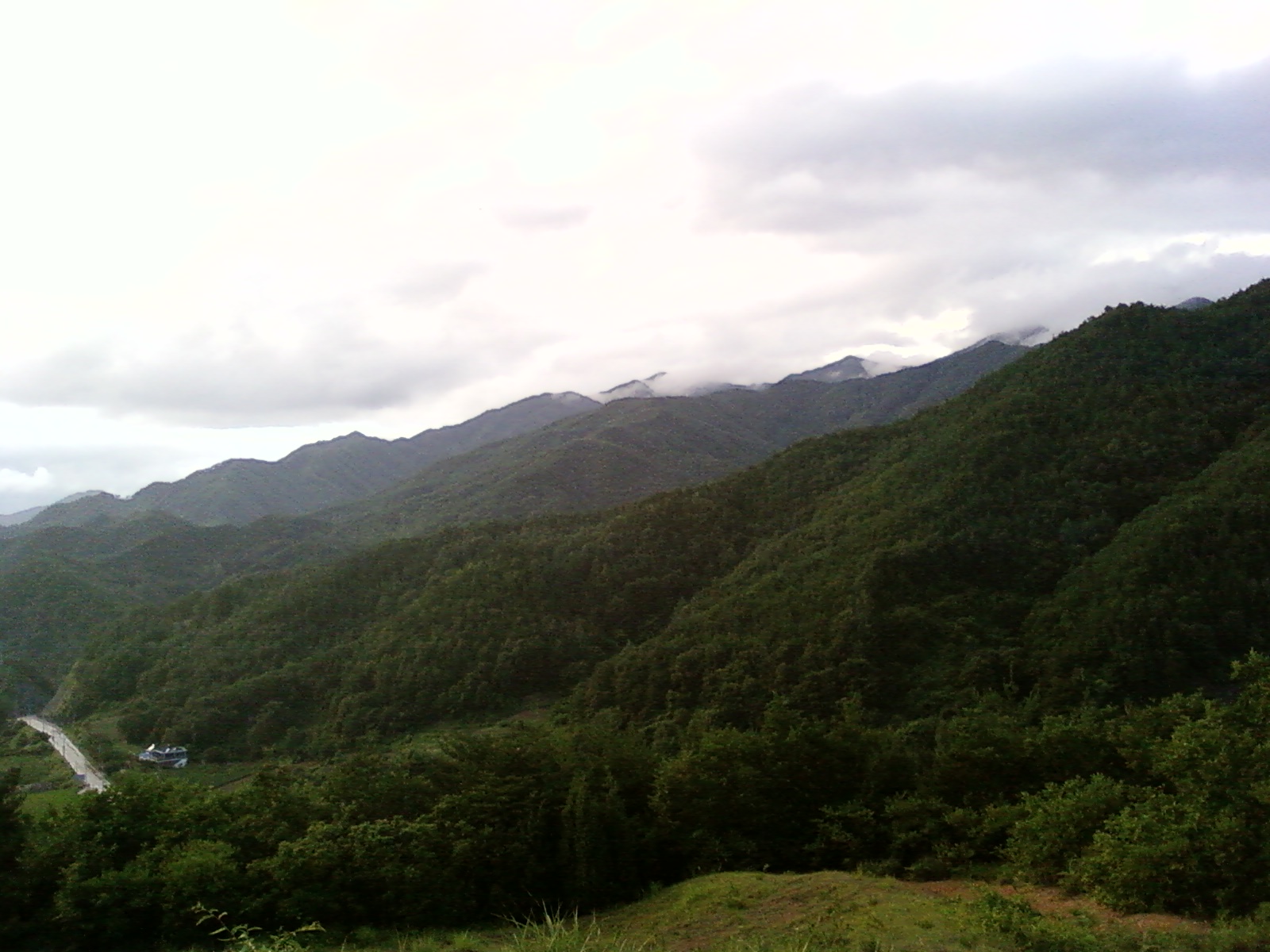 민주지산 풍경